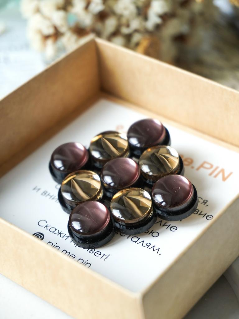 Брошь Пятнашки