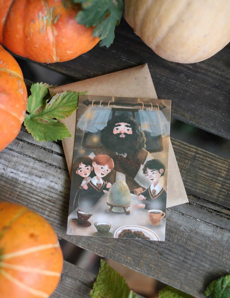 Открытка "Интересный вечер"