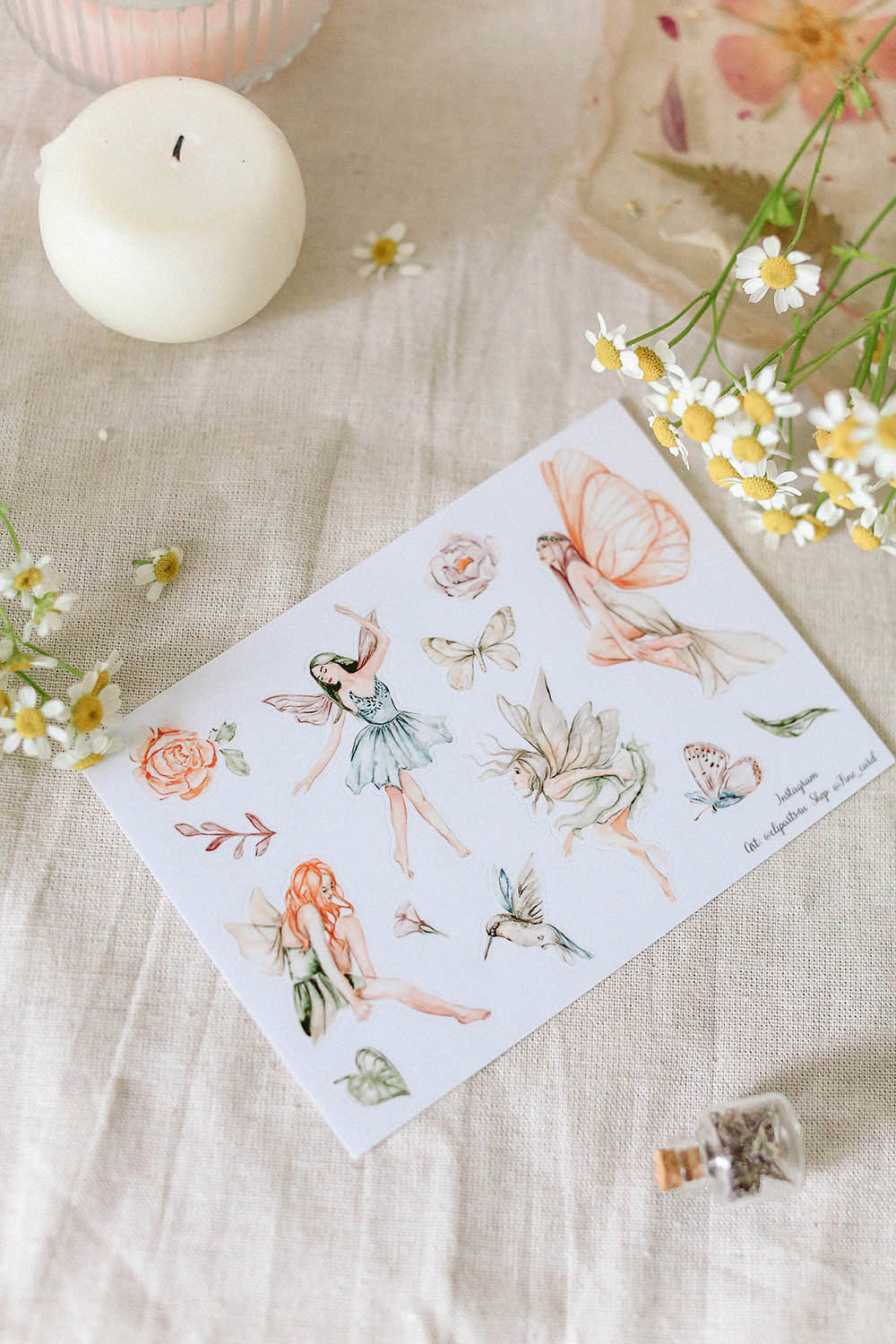 Наклейки А6 "Феи"
