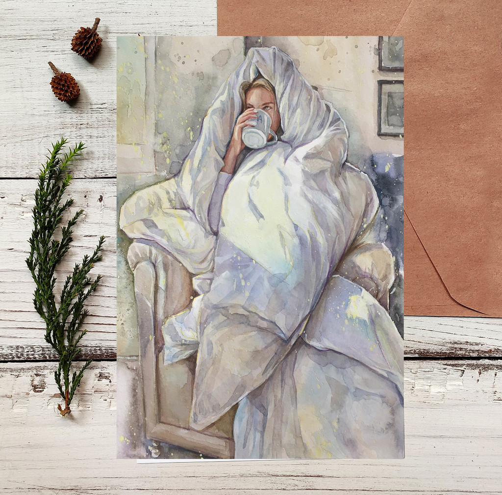 Открытка "Дела подождут"