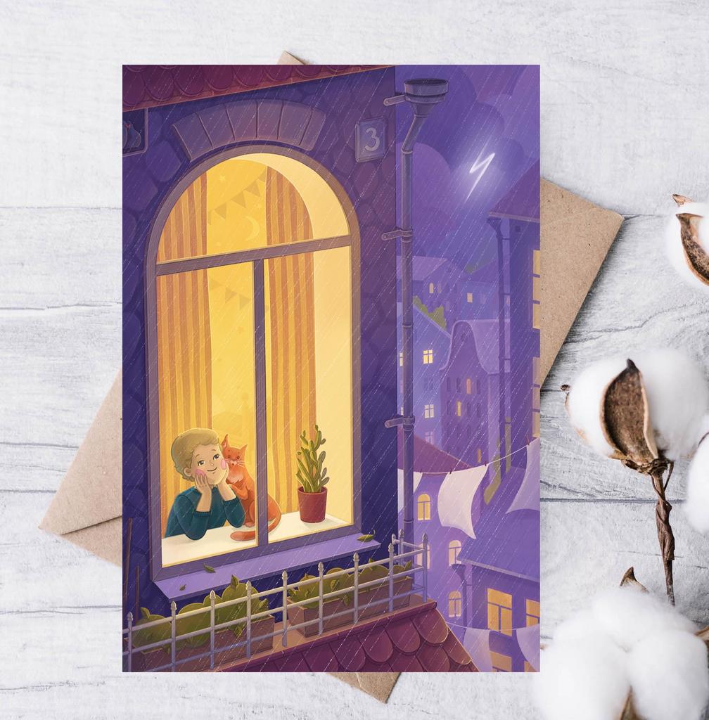 Открытка "Гроза"