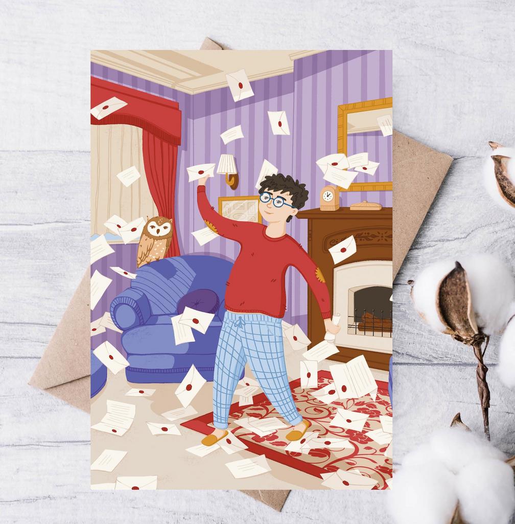 Открытка "Ты волшебник, Гарри!"