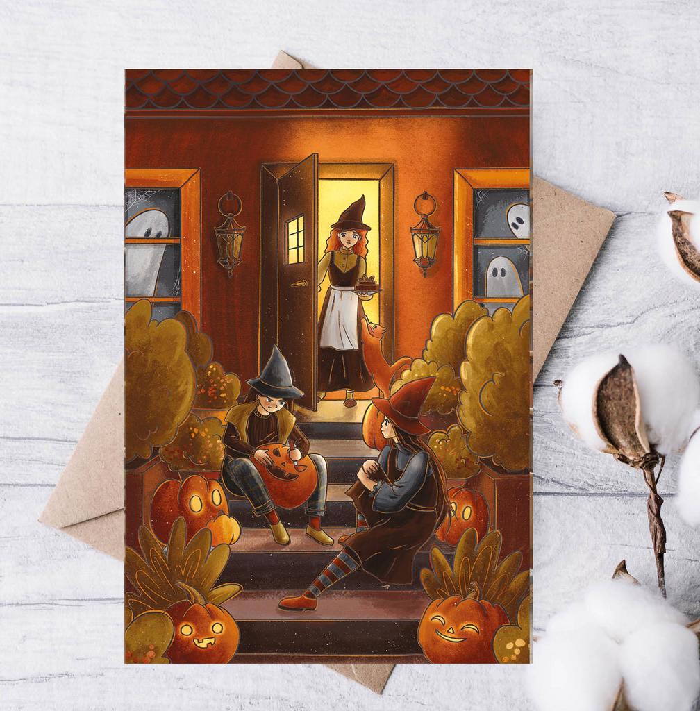 Открытка "Подготовка к празднику"