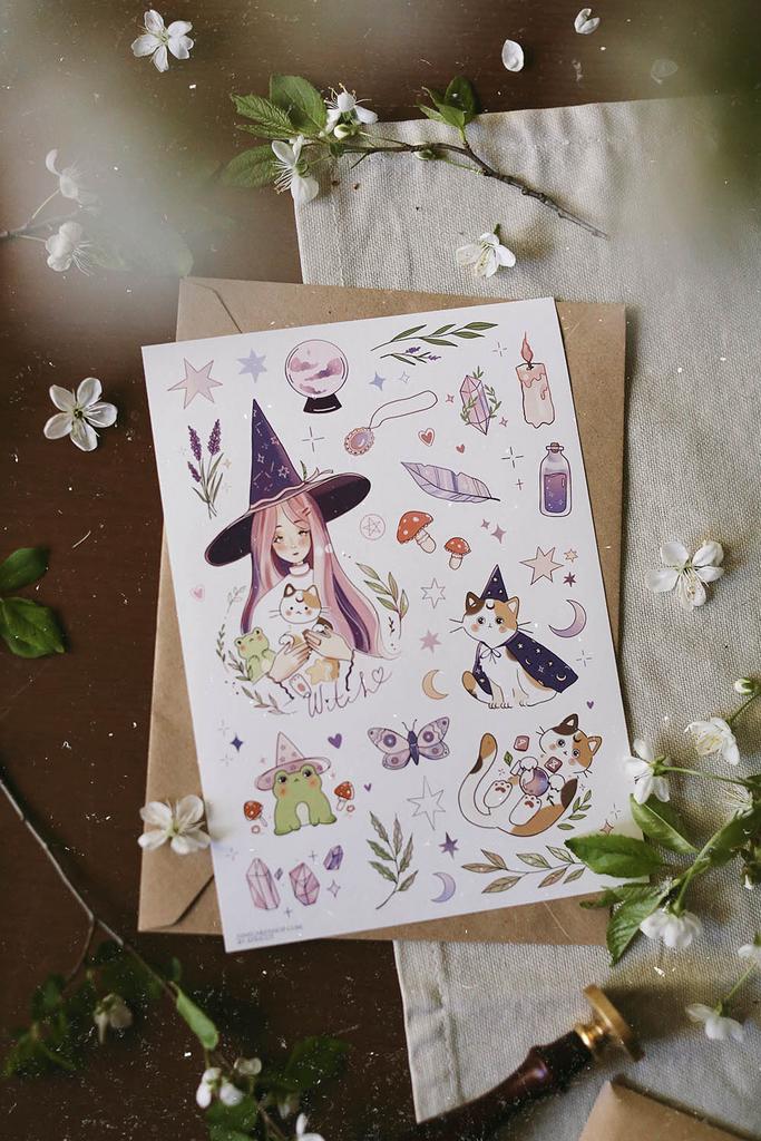 Стикеры А5 "Магия"