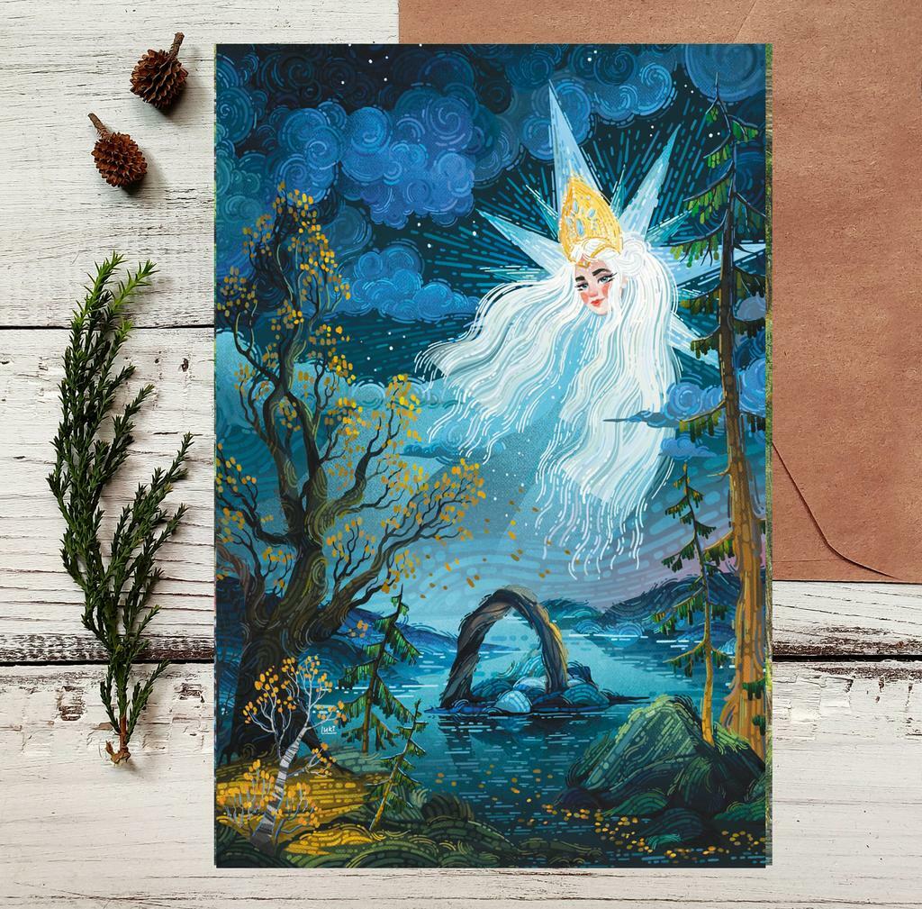 Почтовая открытка "Звезда"