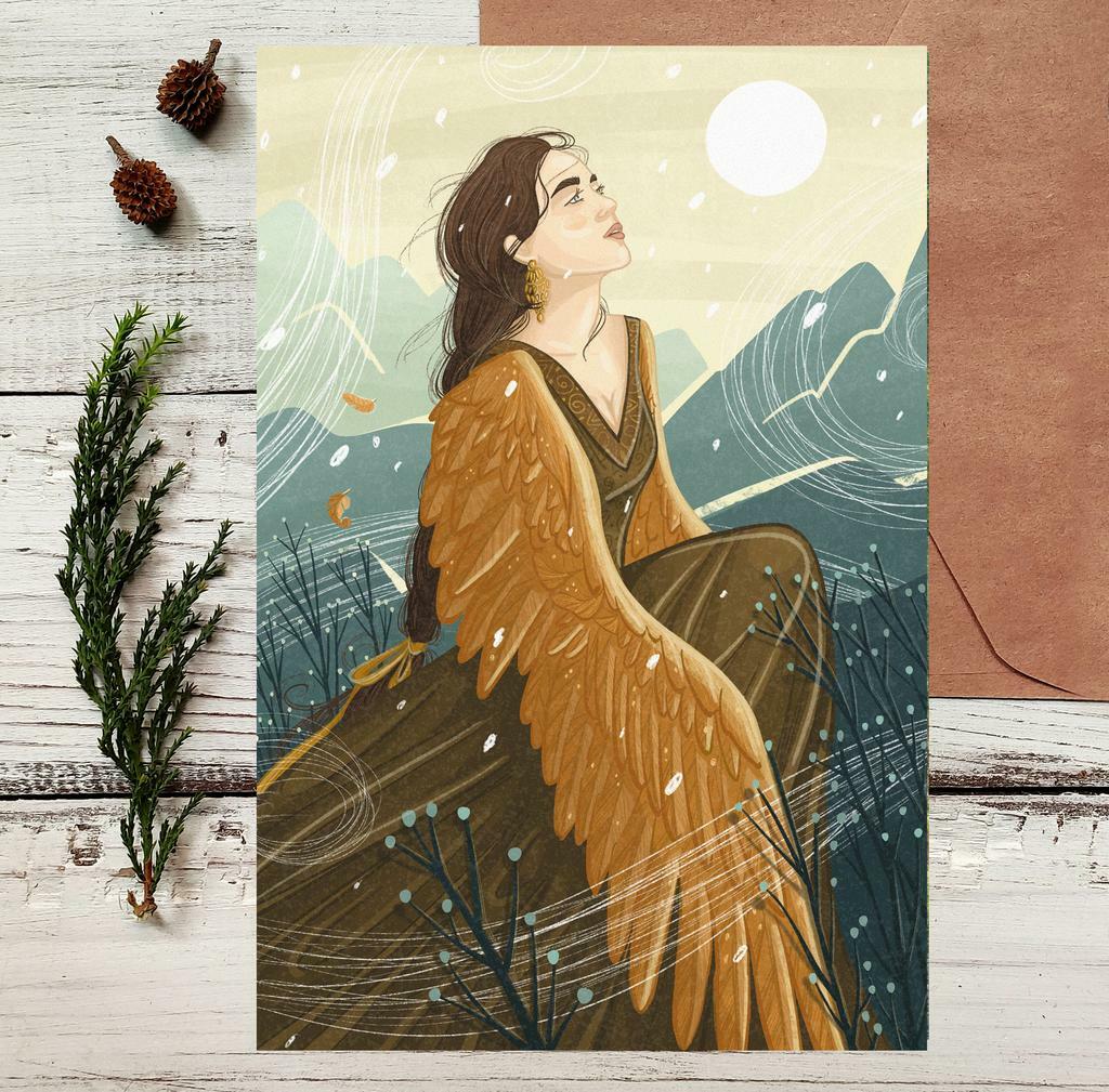 Уценка! Открытка "Песня Сирина"