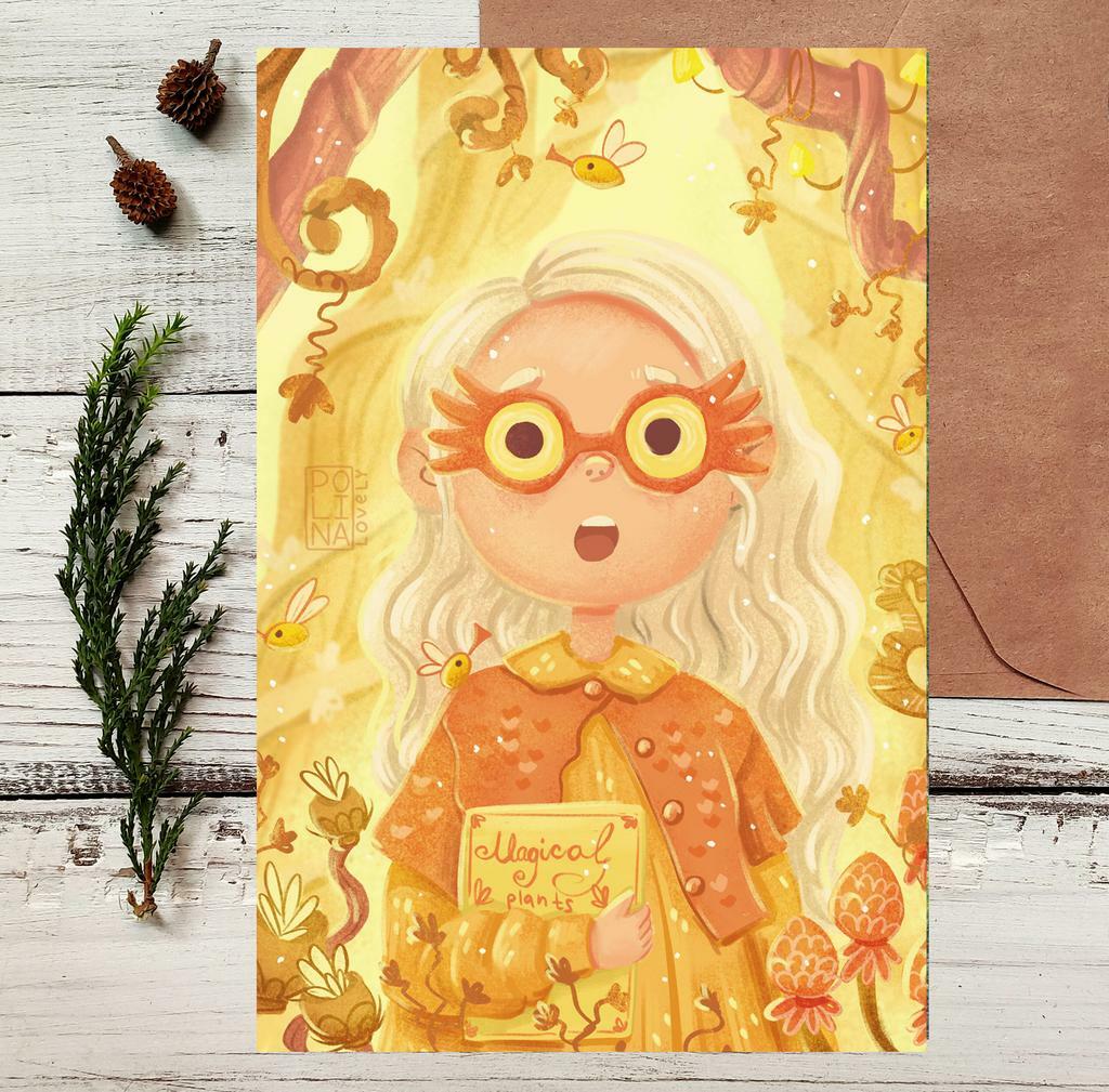 Почтовая открытка "Луна"