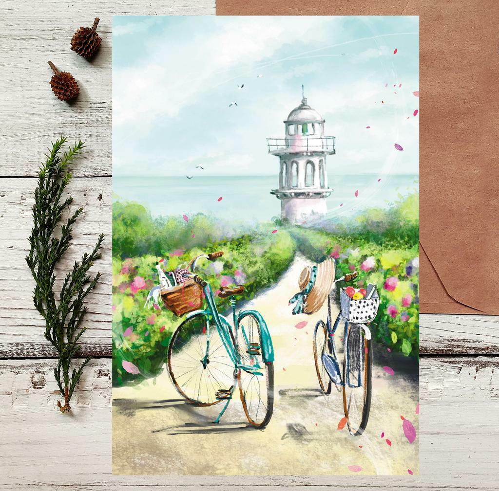 Почтовая открытка "На пикник!"