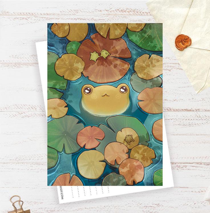 Открытка "Жабки"