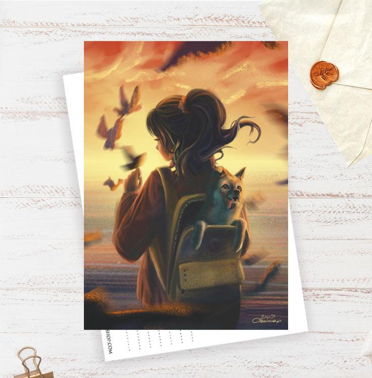 Открытка "Верный друг"