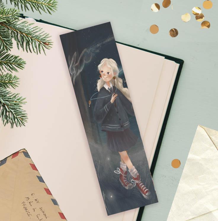 Книжная закладка "Полумна"