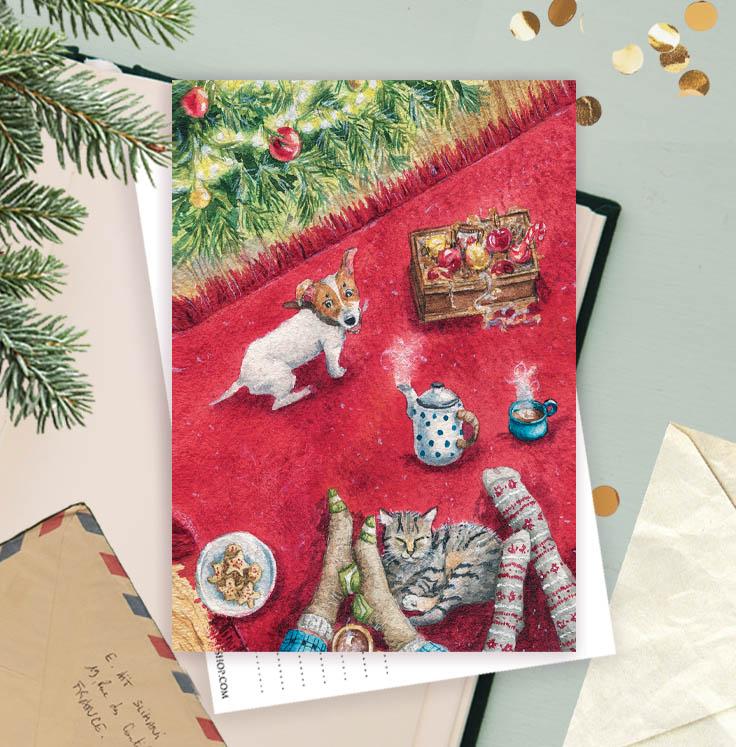 Открытка "Уютный вечер"