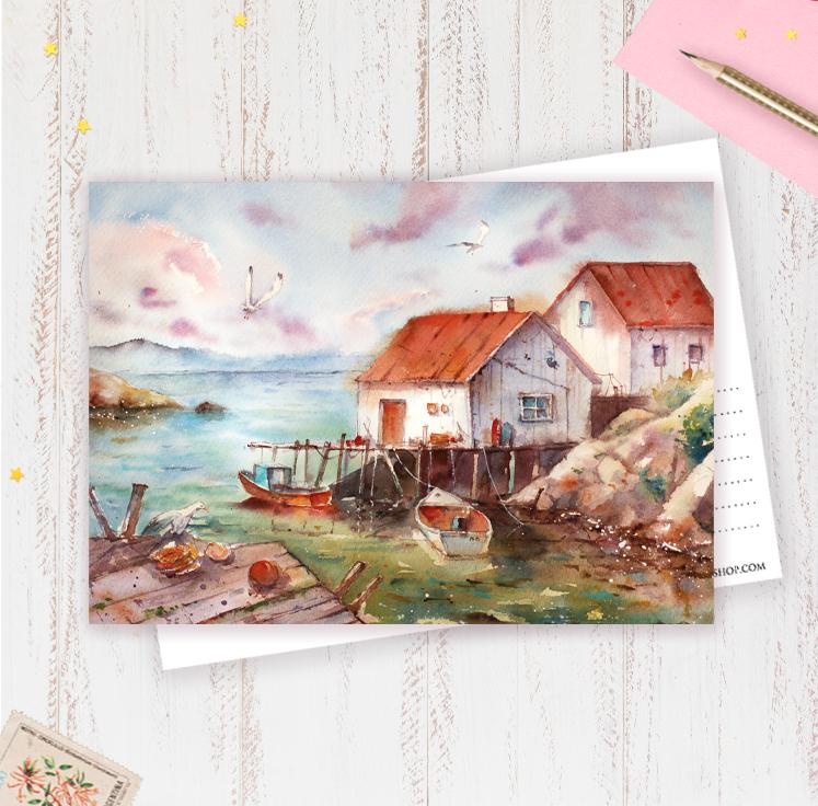 Открытка "Тихая гавань"