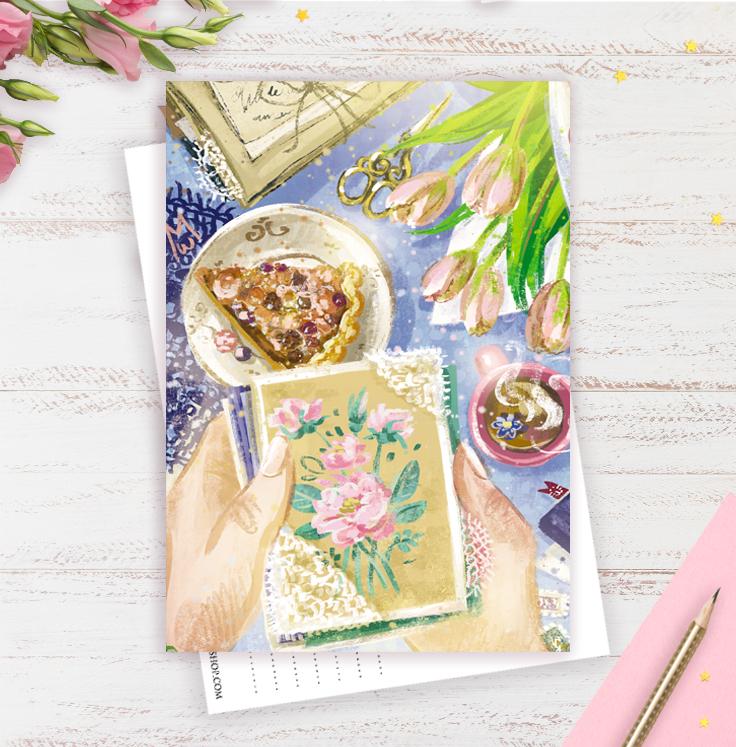 Открытка "Почтовые сокровища"