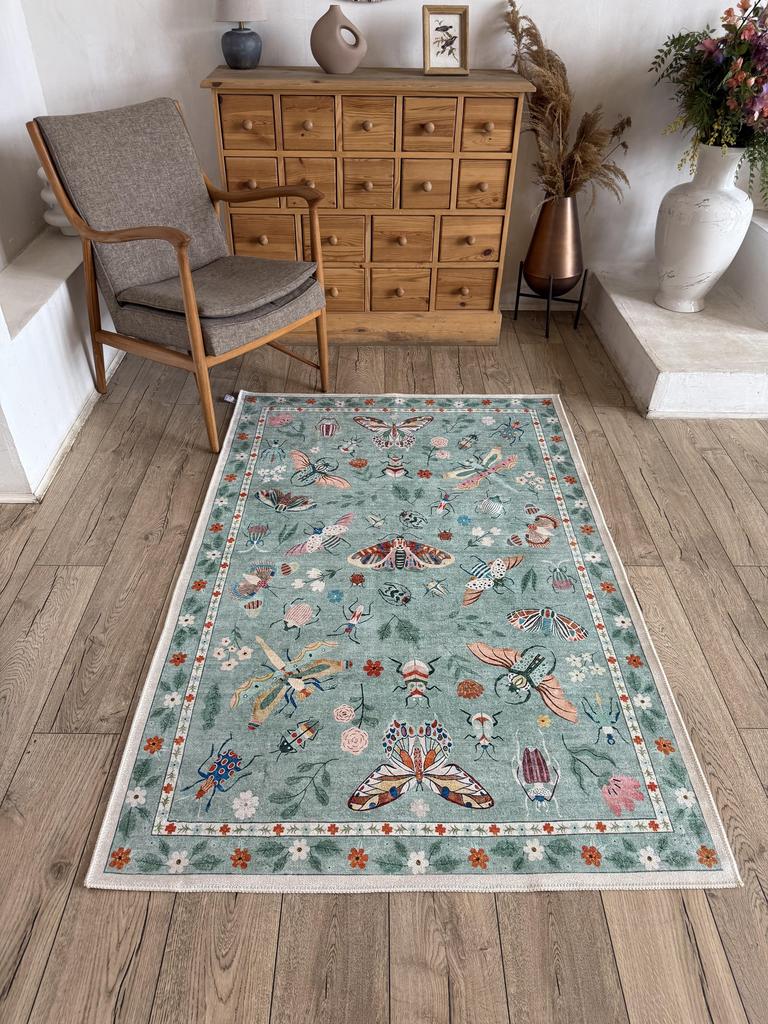 Ковер Lante Fly зеленый 120x180 см