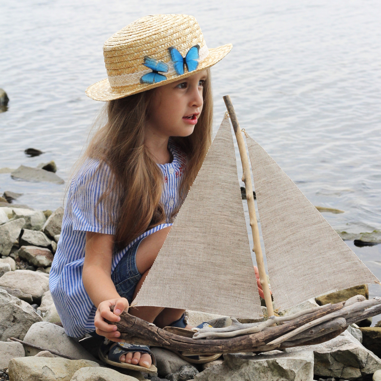 шляпа с бабочками