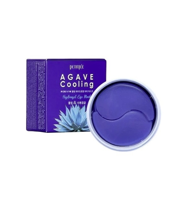 Охлаждающие гидрогелевые патчи с экстрактом агавы Petitfee Agave Cooling Hydrogel Eye Mask