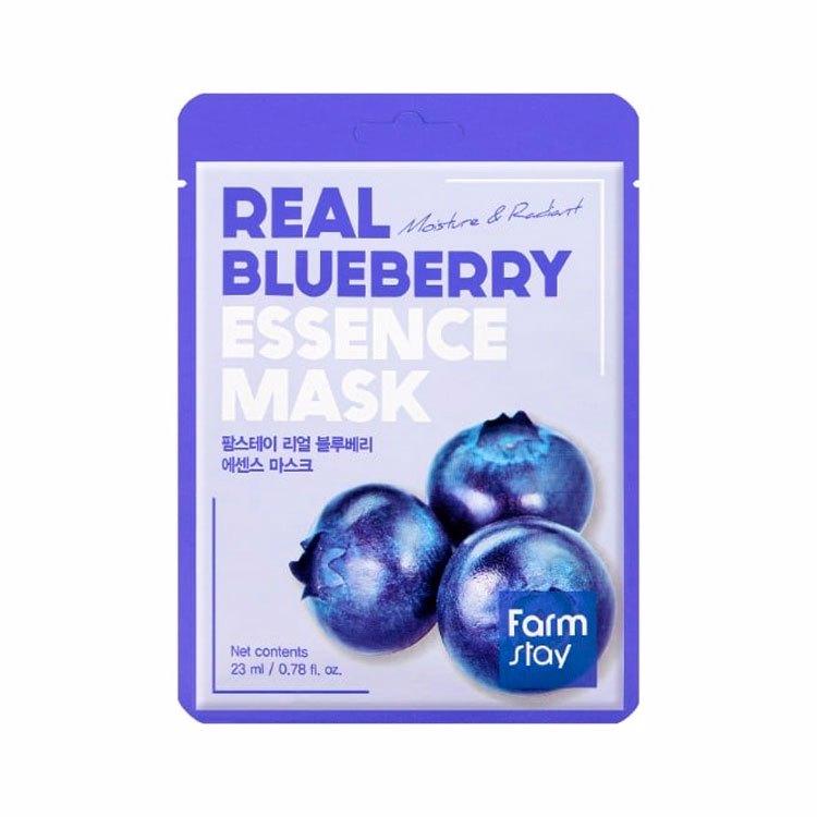 Тканевая маска с экстрактом голубики Farm Stay Real Blueberry Essence Mask