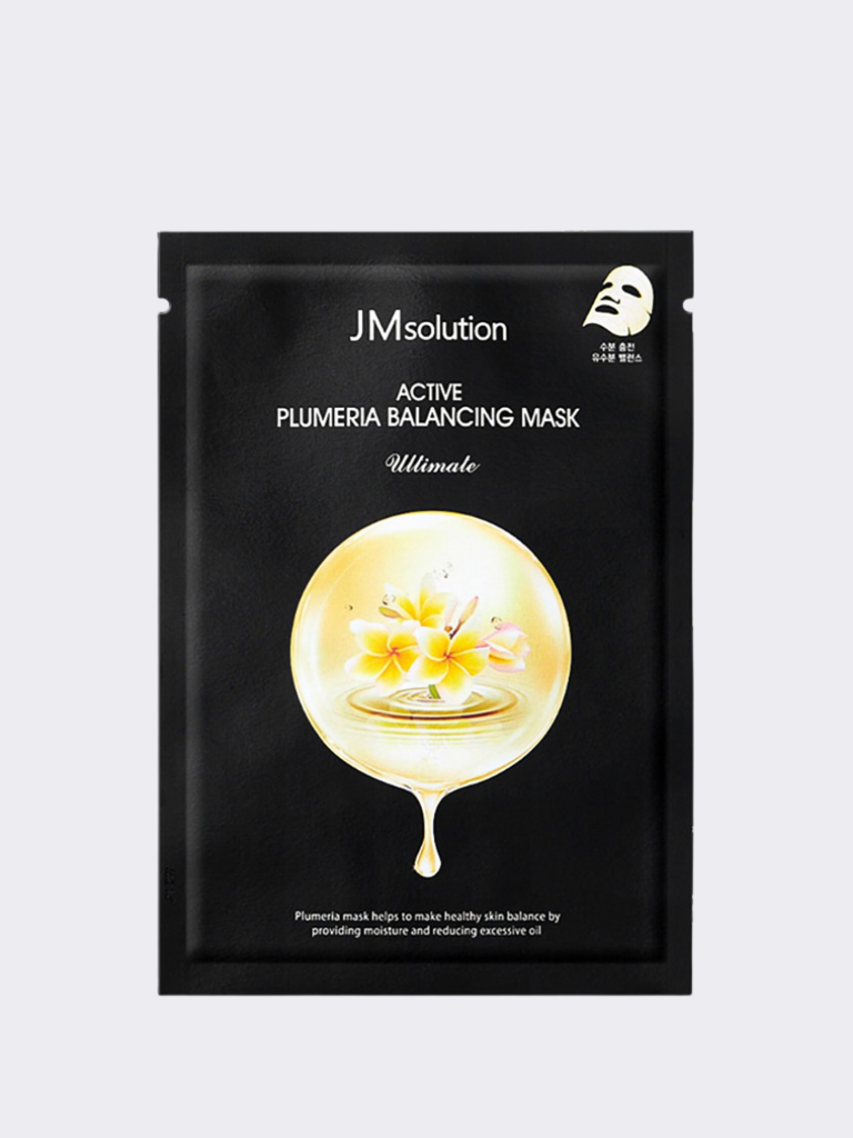 Восстанавливающая тканевая маска JMSolution Active Plumeria Balancing Mask Ultimate