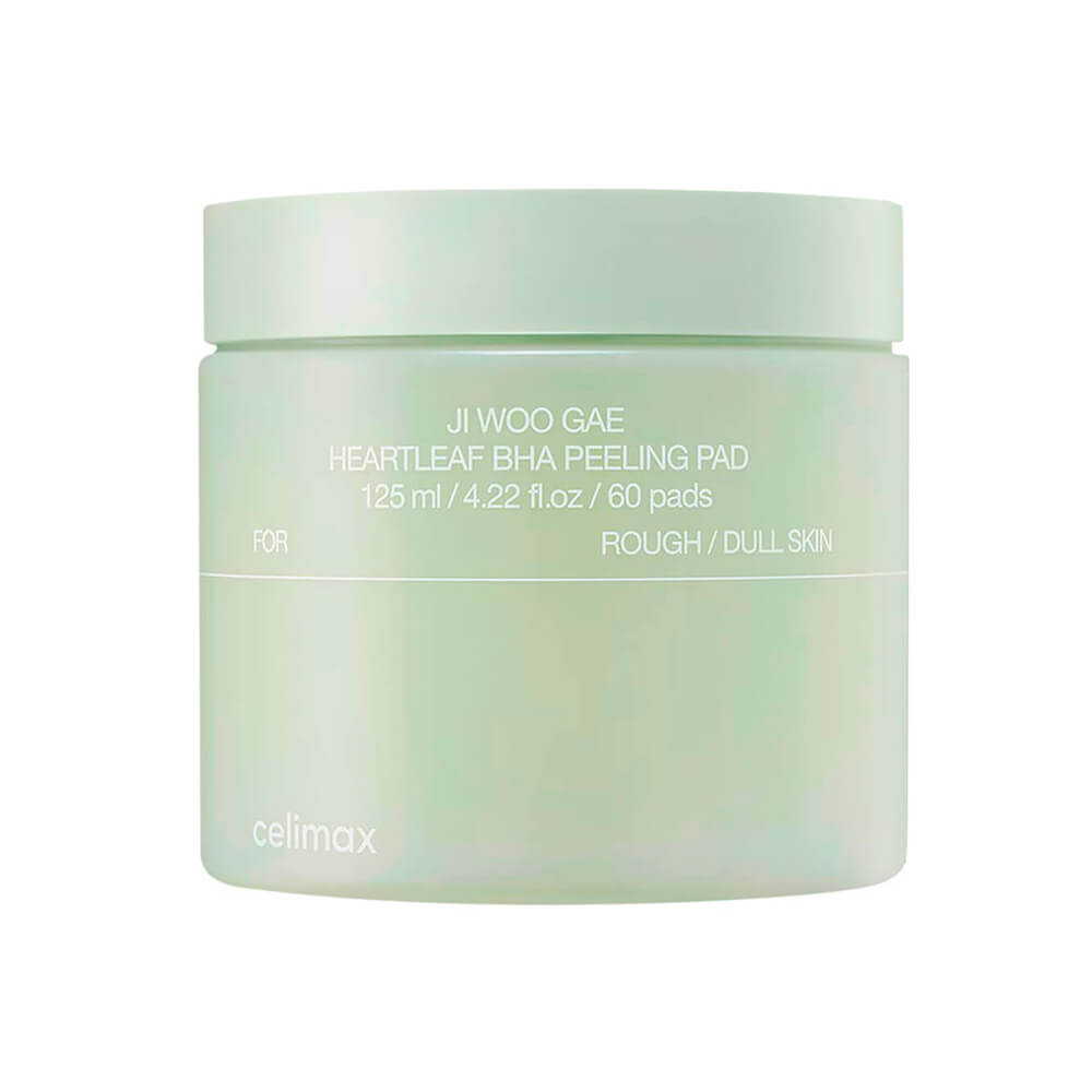 Тонизирующие пилинг-пэды с BHA-кислотой Celimax Ji Woo Gae Heartleaf BHA Peelind Pad, 60 шт
