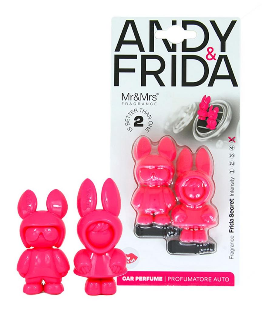 Дизайнерский ароматизатор для автомобиля ANDY&FRIDA FRIDA SECRET | СЕКРЕТЫ ФРИДЫ розовый
