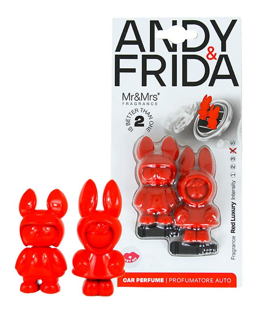 Дизайнерский ароматизатор для автомобиля ANDY&FRIDA RED LUXURY | КРАСНОЕ ВИНО красный