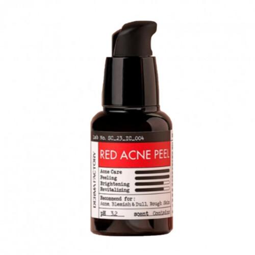 Derma Factory Пилинг-сыворотка смываемая отшелушивающая с 20% AHA-кислоты, Red Acne Peel