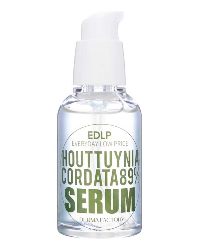 Derma Factory Успокаивающая сыворотка для лица с экстрактом хауттюйнии, Houttuynia Cordata 89% Serum