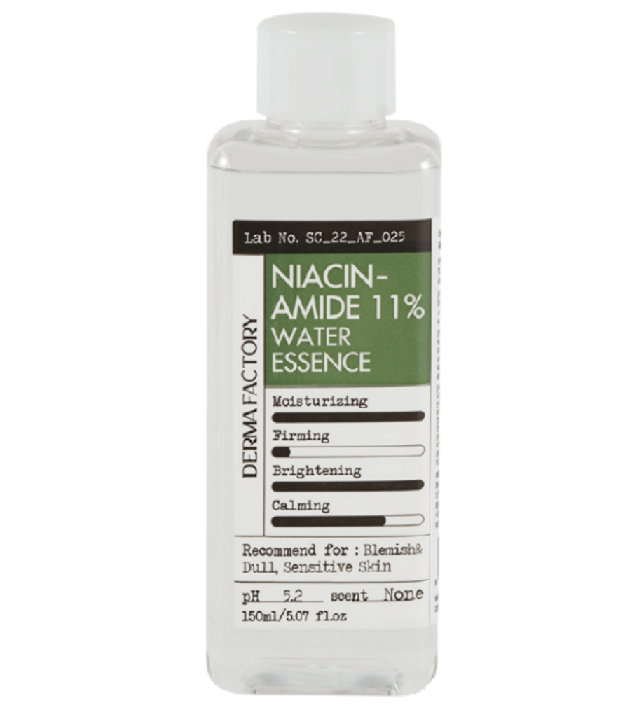 Derma Factory Лёгкий тонер-эссенция для лица с ниацинамидом 11%, Niacinamide 11% Water Essence