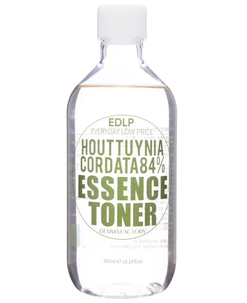 Derma Factory Успокаивающая эссенция-тонер для лица с экстрактом хауттюйнии, Houttuynia Cordata 84% Essence Toner, 300 мл