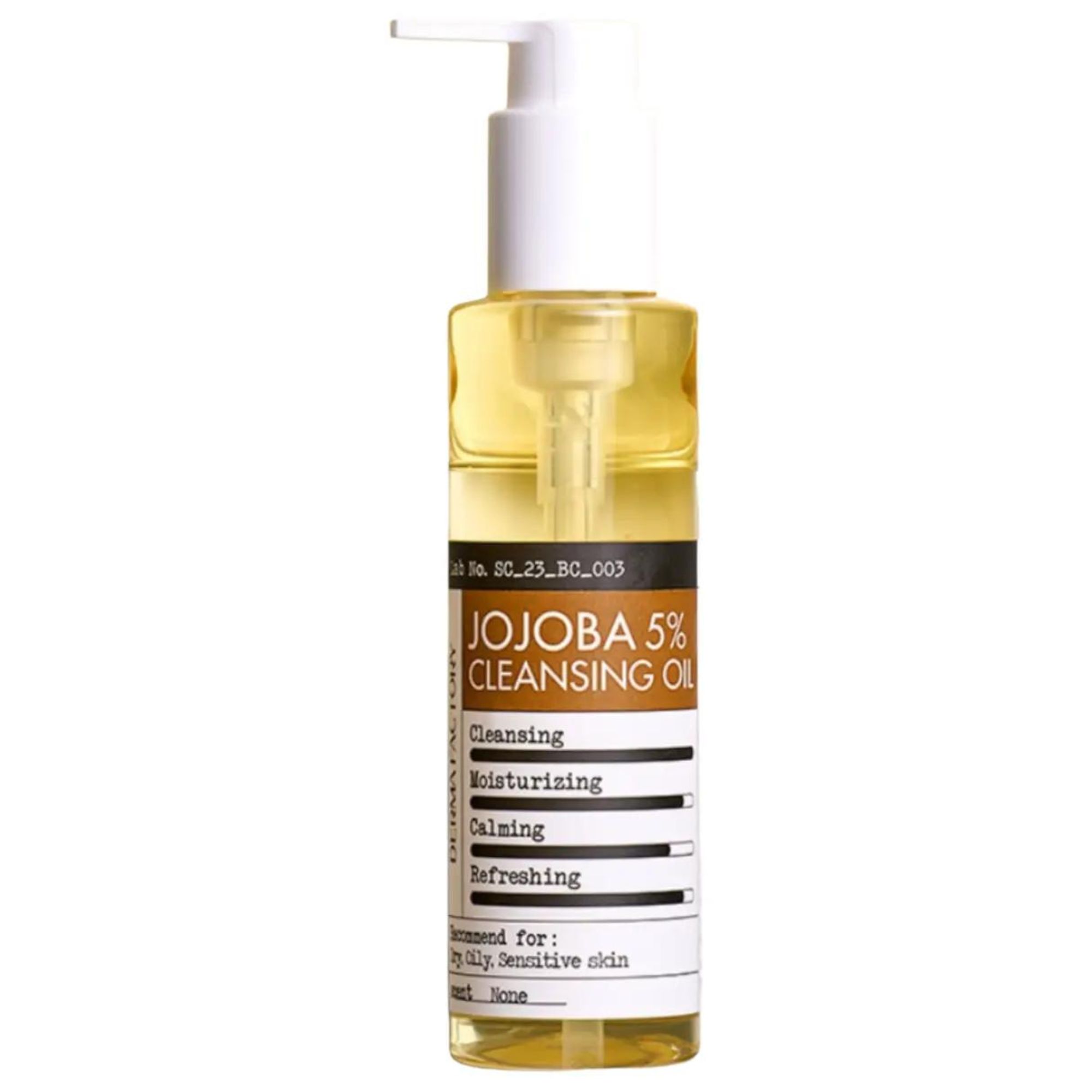 Derma Factory Гидрофильное масло для демакияжа с 5% масла жожоба, Jojoba 5% cleansing oil