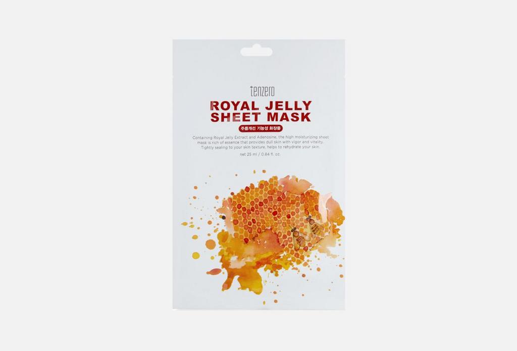 TENZERO Тканевая маска для лица с медом Solution Nourishing Honey Sheet Mask