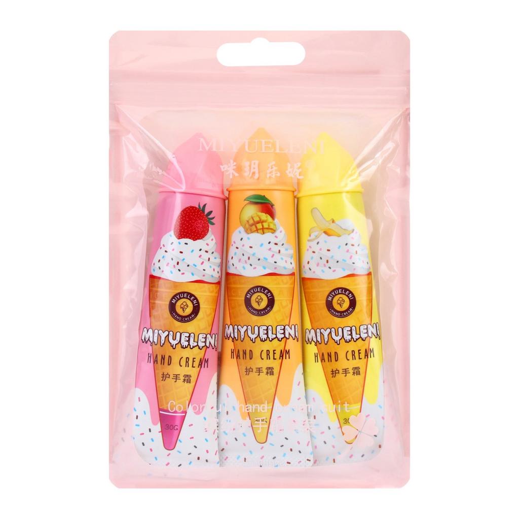 Крем для рук «Мороженный микс», набор 3 шт