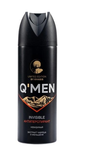 Q'MEN - Антиперспирант Невидимый с экстрактом Чабреца и Женьшеня (200 мл)