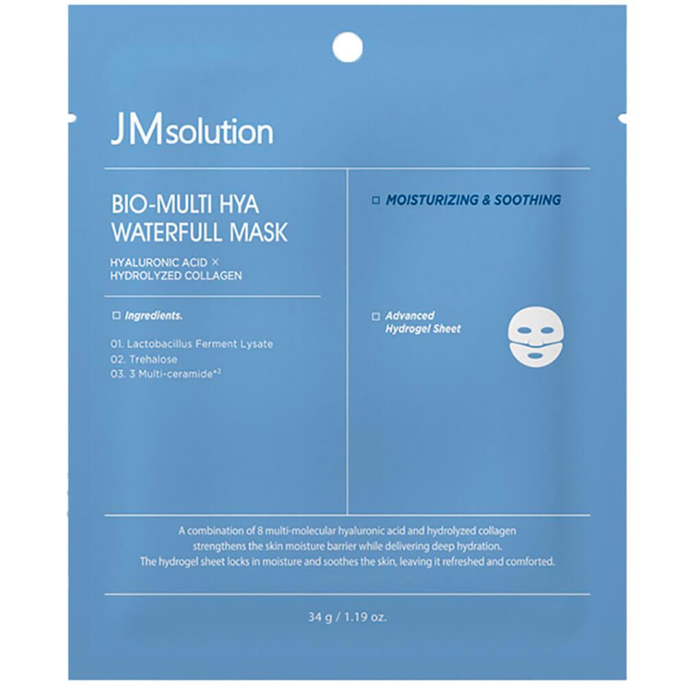 Тающая гидрогелевая маска с гиалуроновой кислотой JMsolution Bio-Multi Hya Waterfull Mask
