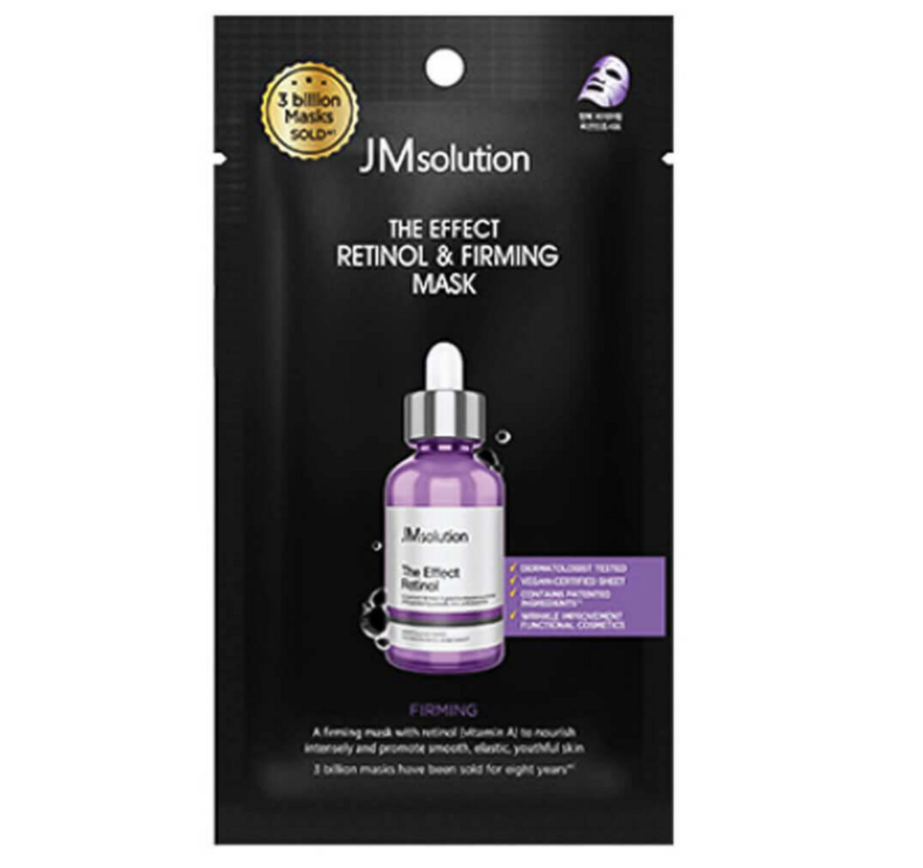 JMsolution Тканевая маска с ретинолом и пептидами, The Effect Retinol & Firming Mask