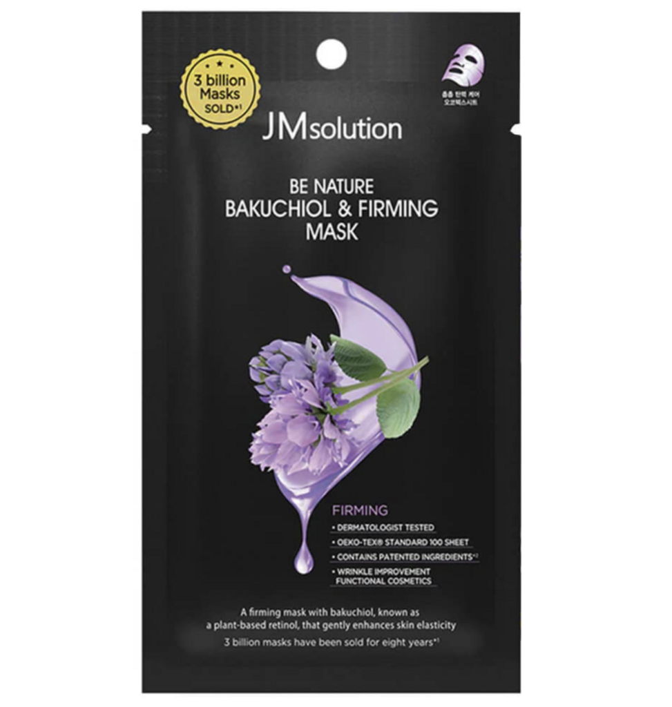 JMsolution Тканевая маска с бакучиолом и пептидами, Be Nature Bakuchiol & Firming Mask