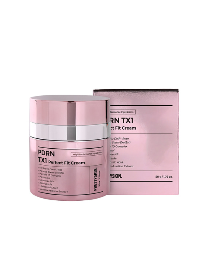 PRETTYSKIN Крем увлажняющий pdrn tx1 perfect fit cream, 50 г