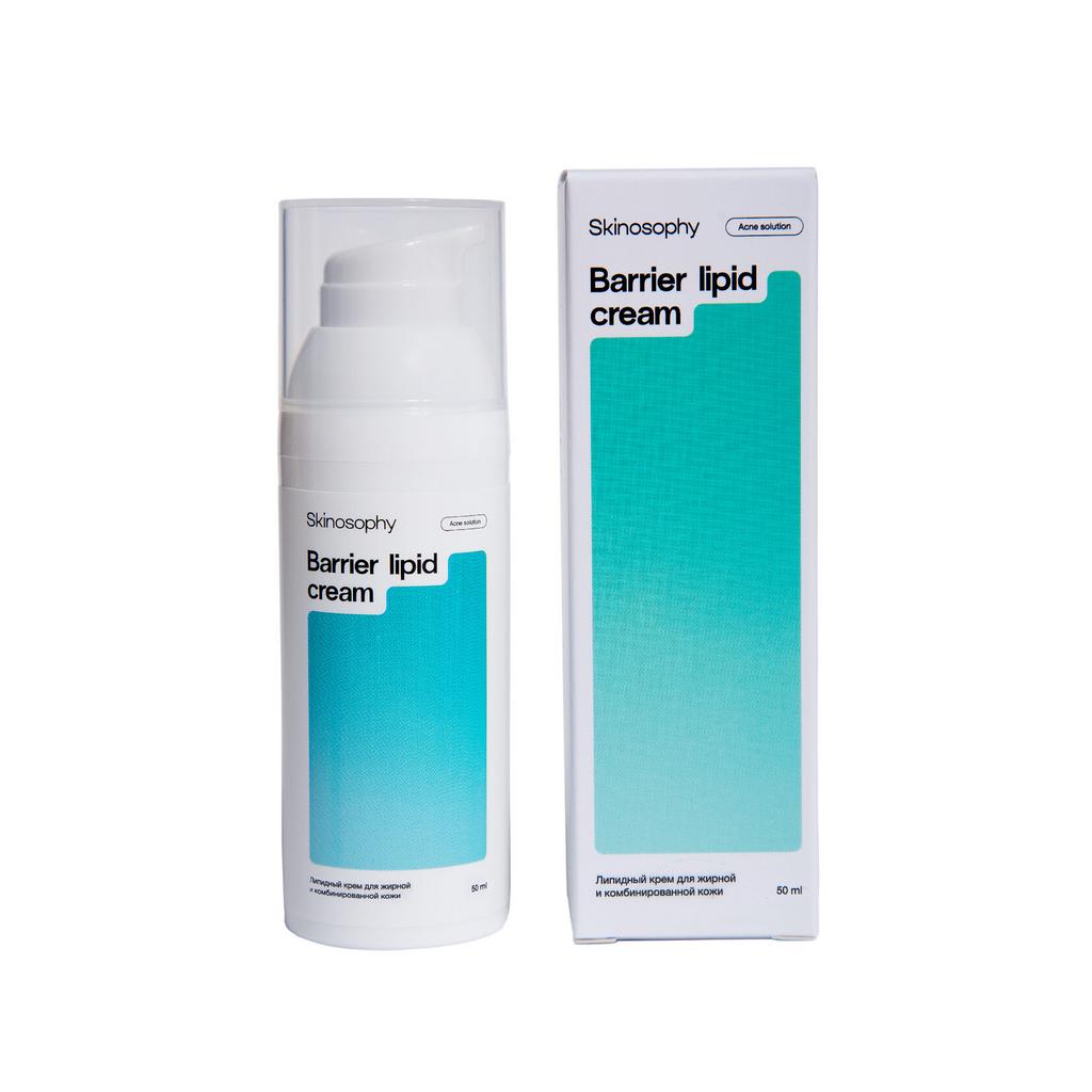 Липидный крем для проблемной и комбинированной кожи Barrier lipid cream Skinosophy