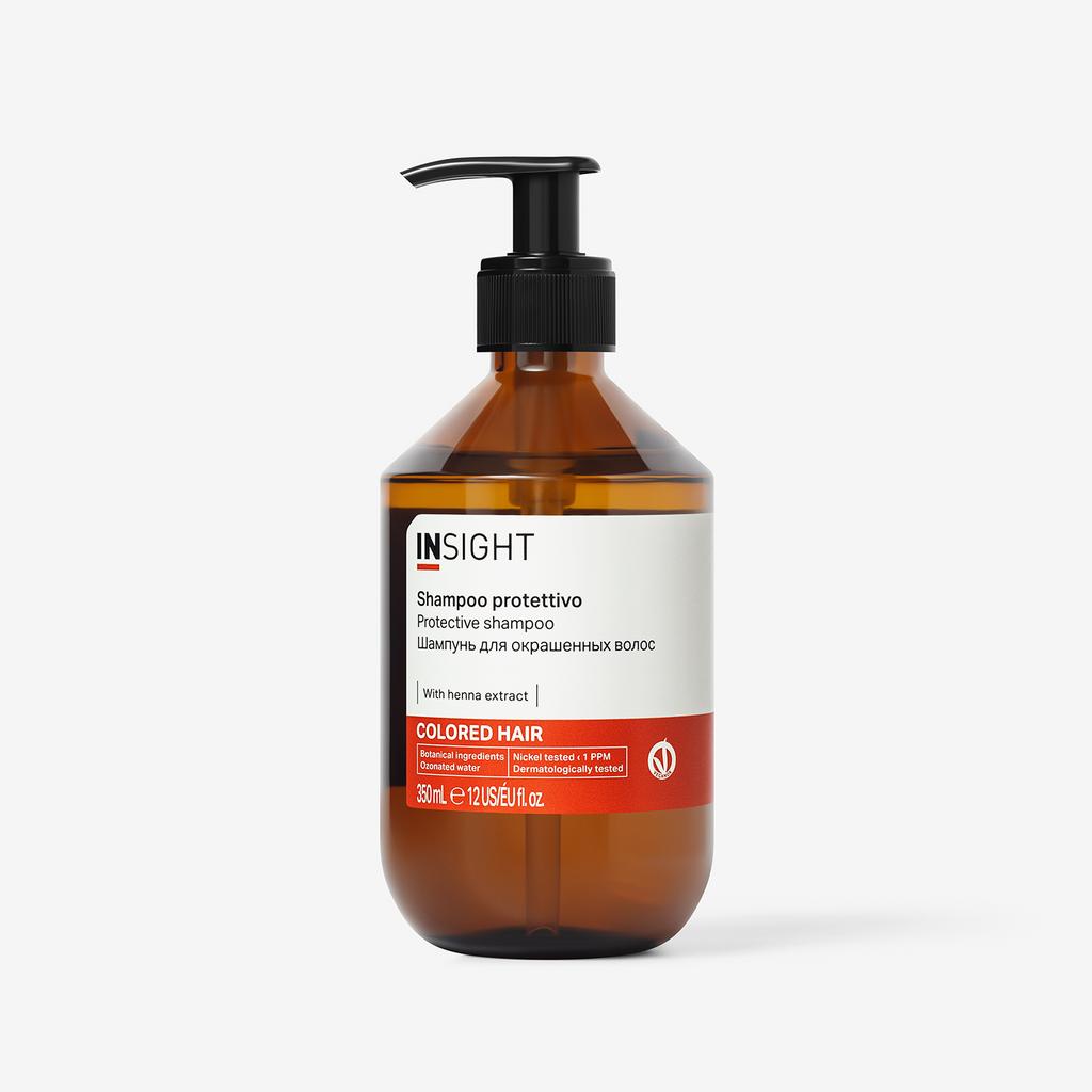 INSIGHT Шампунь для окрашенных волос с экстрактом хны и маслом манго Colored Hair Protective Shampoo