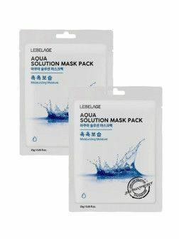 LEBELAGE AQUA SOLUTION MASK PACK Тканевая маска с увлажняющим эффектом