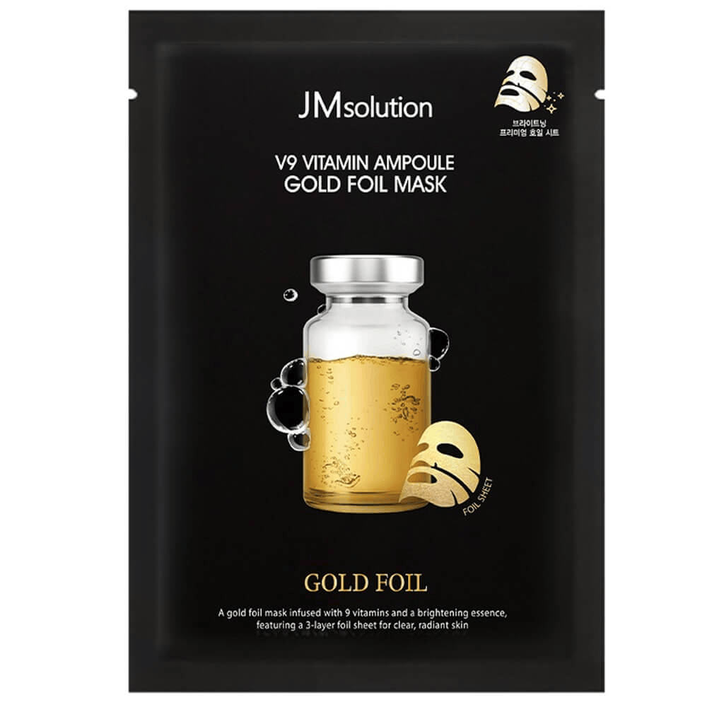 JM SOLUTION V9 VITAMIN AMPOULE WHITENING MASK Тканевая маска с витамином