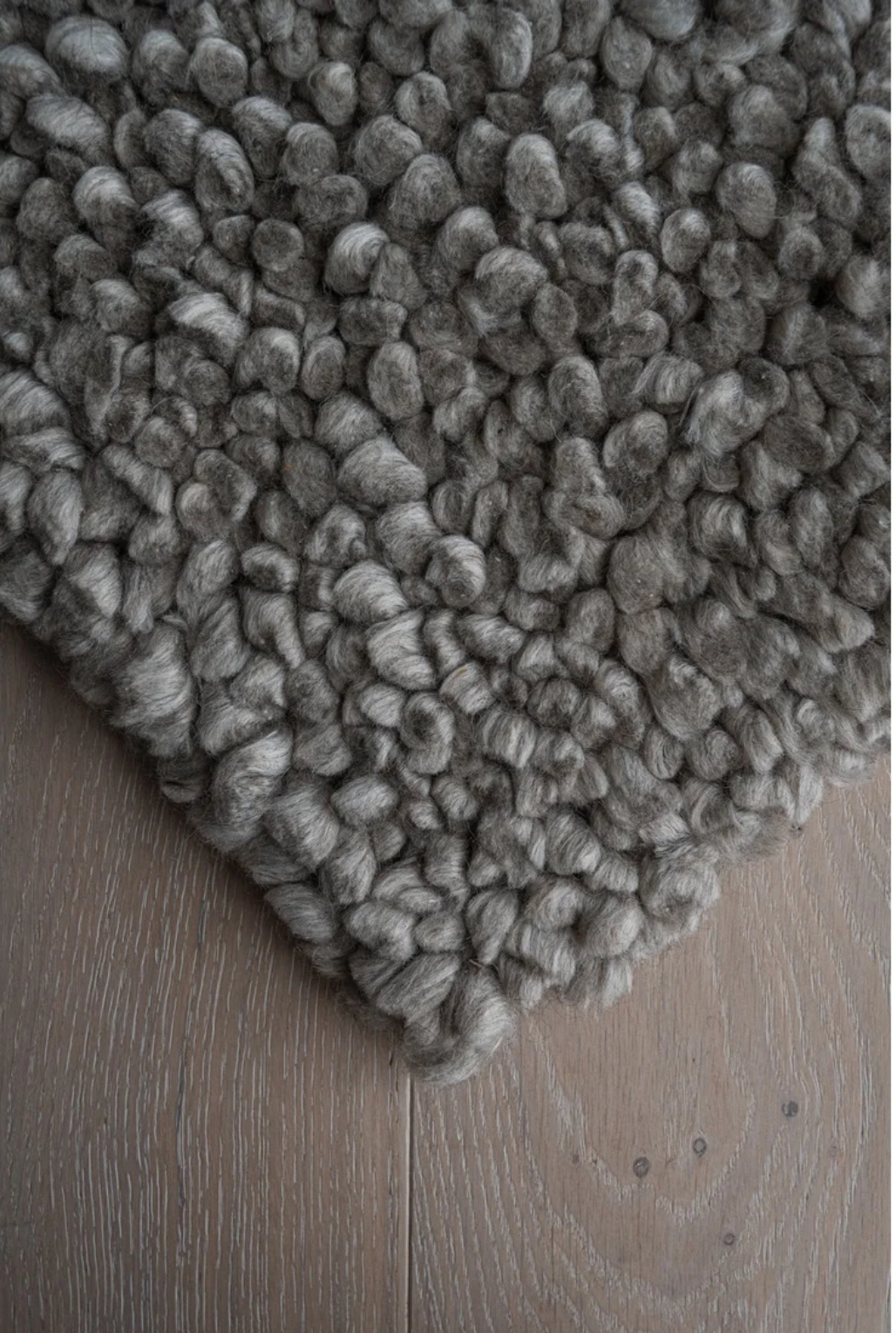 Ковер Wool Grey  из шерсти 80х150см (040)