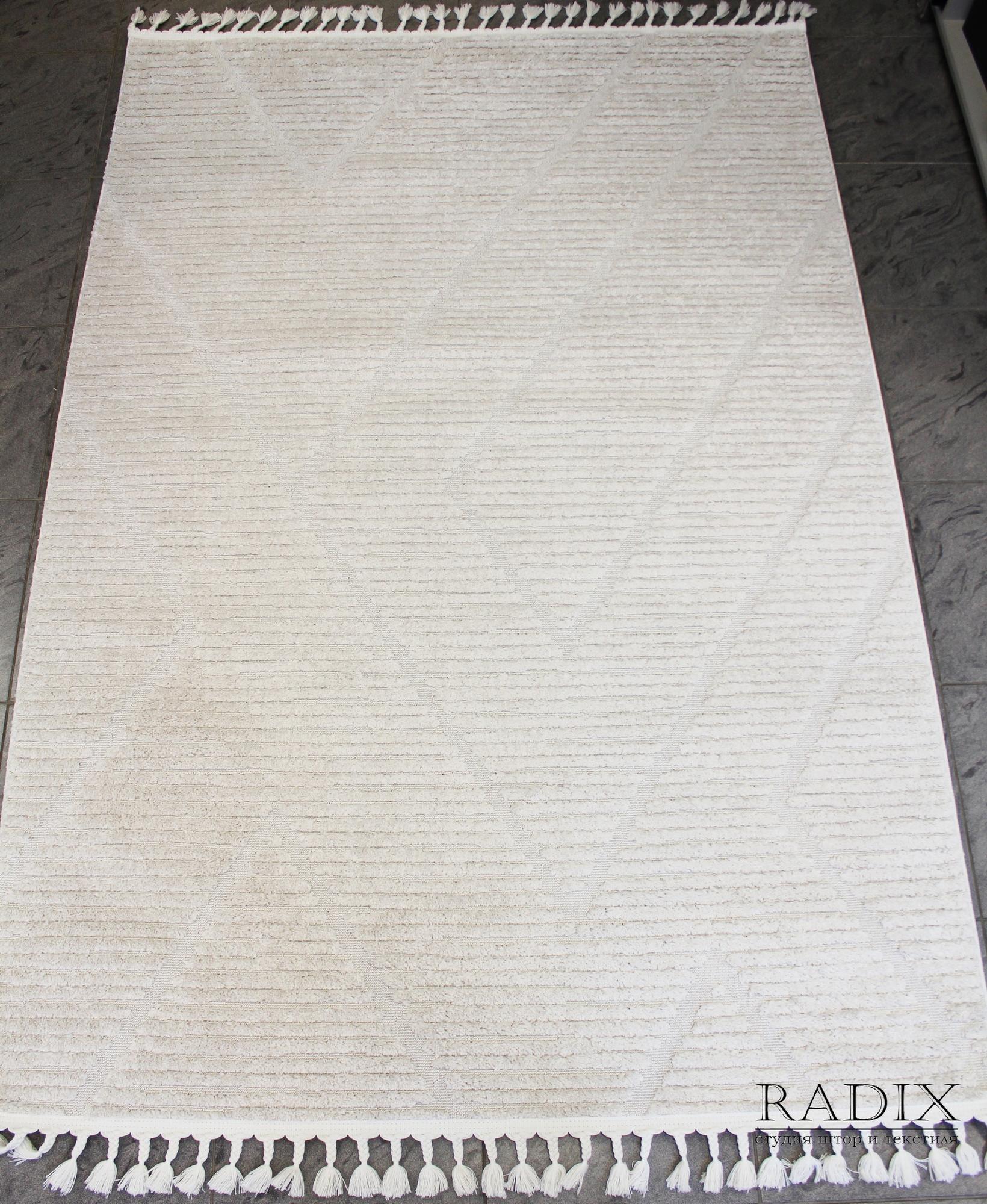 Ковер Узоры Белый 160х230 см (011)