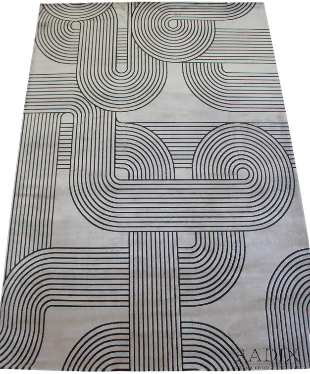 Ковер из вискозы Design Grey  160х230 см (026)