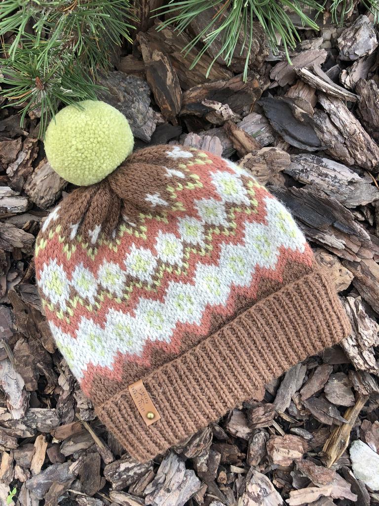 Шапка  Сканди Сиена  из натуральной шерсти