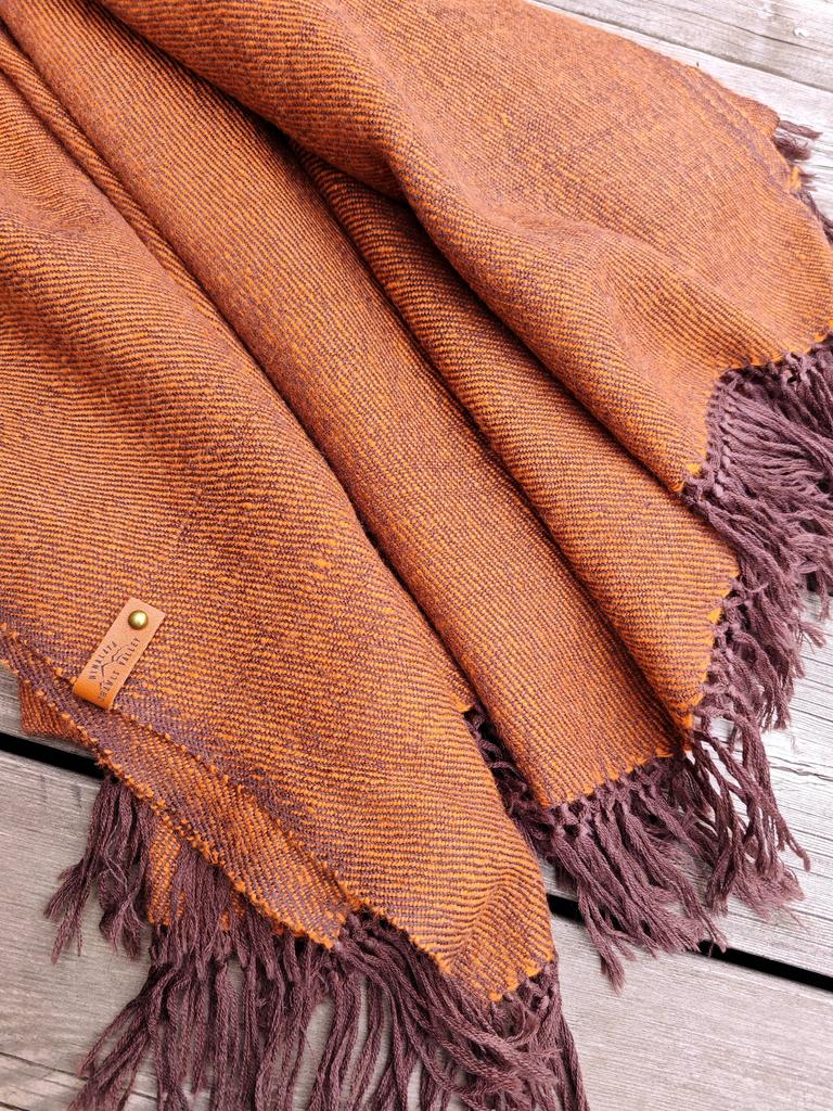 плед из шерсти яка