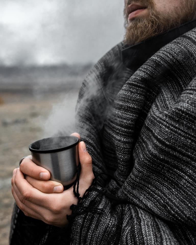 шарф из шерсти яка