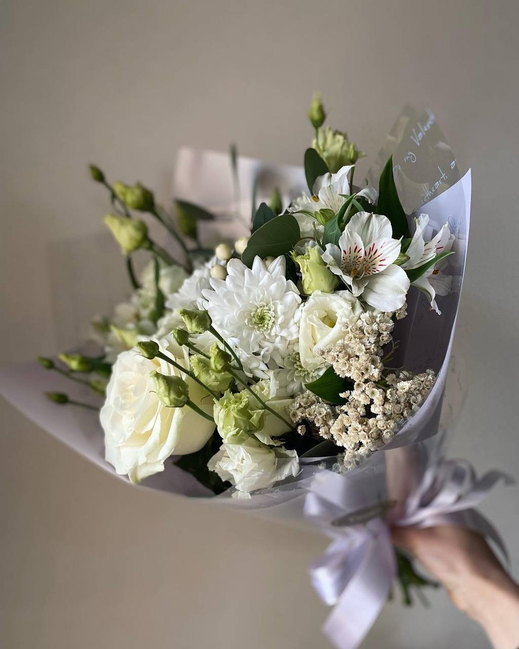 Белый букет