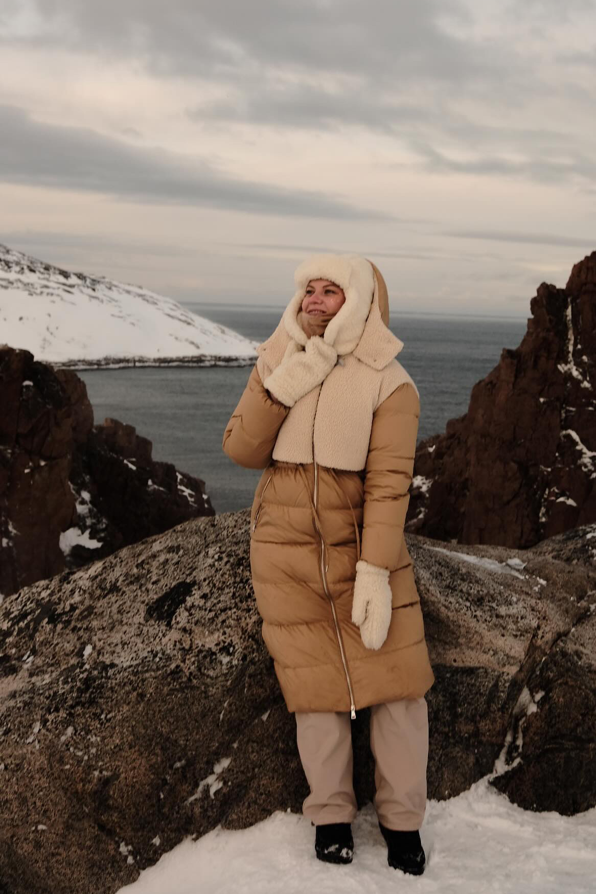 Ушанки из овечьей шерсти